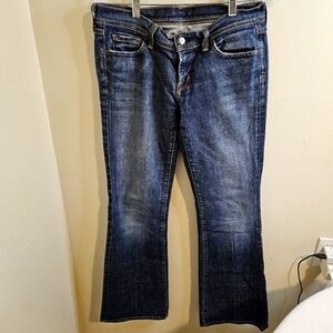 Vintage Citizens of Humanity Jeans Low Waist Flare Size 29 Y2K Western